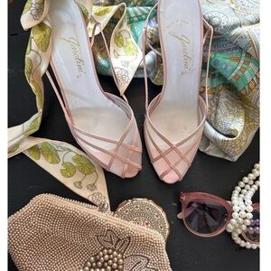 Pink Strappy Women's Heels